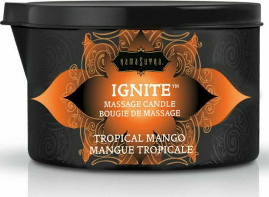 Kama Sutra Ignite Massagekerze mit Duft Tropische Mango 170gr