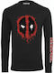 Merchcode Deadpool Splatter Sweatshirt Schwarz