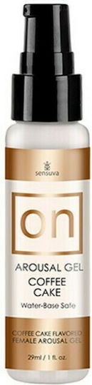 Sensuva On Arousal Gel Water Base Safe Διεγερτικό Gel για Γυναίκες με Άρωμα Coffee Cake 29ml