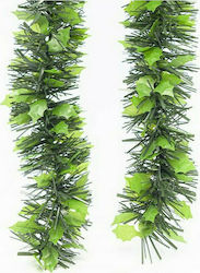 Eurolamp Magic Christmas Green Garland with Holly Leaves 2m Christmas Garland Green 200x30cm 1pc