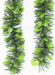 Eurolamp Magic Christmas Πράσινη Τρέσα με Φύλλα Γκι 2m Christmas Garland Green 200x30cm 1pc