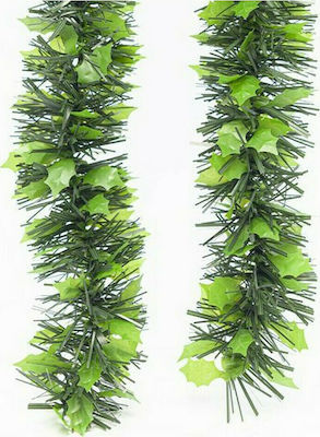 Eurolamp Magic Christmas Πράσινη Τρέσα με Φύλλα Γκι 2m Christmas Garland Green 200x30cm 1pc