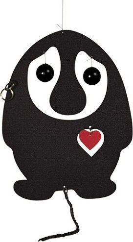 Flensted Mobiles Kids Room Decorative Mobile Animals Black Wish 18εκ.