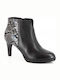 Marco Tozzi Leather Women's Ankle Boots Black