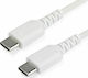 StarTech USB 2.0 Cable USB-C male - USB-C male White 1m (RUSB2CC1MW)