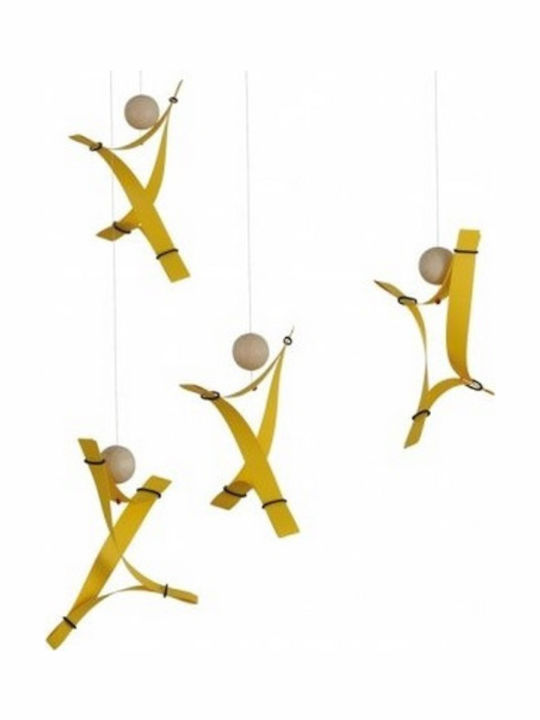 Flensted Mobiles Kids Room Decorative Mobile Yellow Free Mind