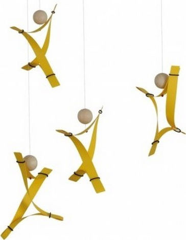 Flensted Mobiles Mobilă Decorativă de Cameră pentru Copii Galben Free Mind