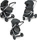 Chicco Urban Plus Adjustable 2 in 1 Baby Stroller Suitable for Newborn Black 10.5kg