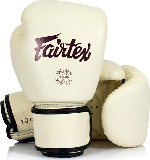 Fairtex BGV16 Leather Boxing Competition Gloves White