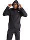 Reebok Wor Men's Cardigan with Hood & Pockets Black