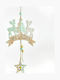 Eurolamp Christmas Wooden Figure Reindeer Green 30x30x13.5cm 6pcs