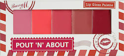 Barry M Pout 'N' About Lip Gloss Lip Gloss Palette 8gr