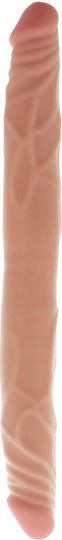 ToyJoy Get Real Double Dong Διπλό Dildo Flesh 36cm