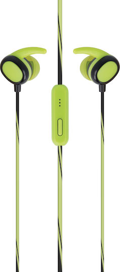 Setty Sport In-Ear Freihändig Kopfhörer mit Stecker 3.5mm Grün