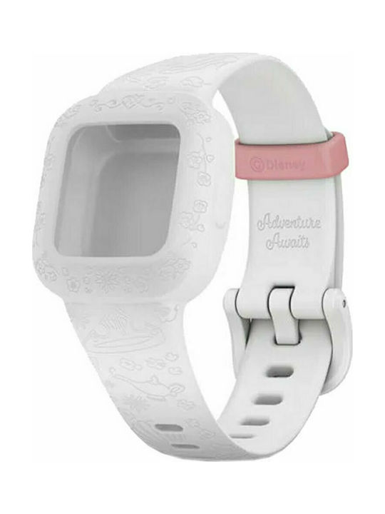 Garmin Disney Princess Band Armband Silikon Weiß (Vivofit Jr. 3) 010-12666-42