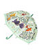 Djeco Kids Curved Handle Umbrella με Λουλούδια with Diameter 70cm Multicolour
