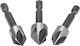 Ingco Φρέζες Μετάλλου Cutter Bit Bit Shanks Durchmesser 12mm Set von 3Stück DBCS0031