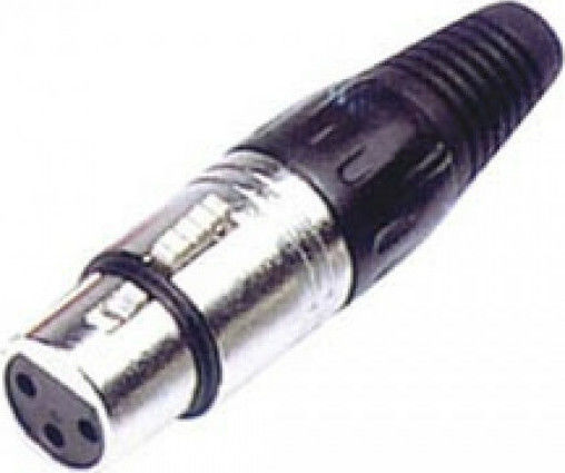 Lz Plug XLR female Black (01.095.0059)