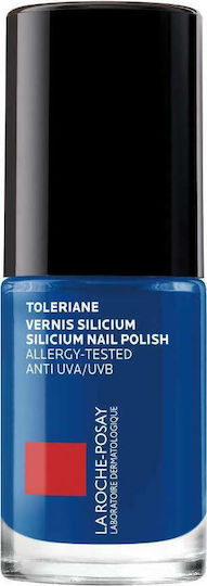 La Roche Posay Toleriane Silicium Гланцов Дълготраен Лак За Нокти 18 Тъмносин #BlueNailsMonth Edition 6ml