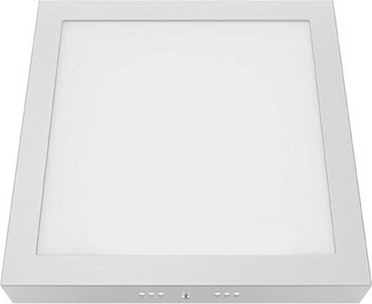 Aca Τετράγωνο Εξωτερικό LED Panel 18W με Φυσικό Λευκό Φως 4000K 22.5x22.5εκ.