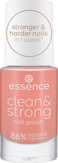 Essence Clean & Strong Polish Glazed / Pearl Βερνίκι Νυχιών 04 Brisk Dawn 8ml