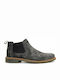 Raymont Men's Suede Chelsea Ankle Boots Gray