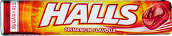 Halls Candies with Flavor Cinnamon No Added Sugar 1pcs 32gr