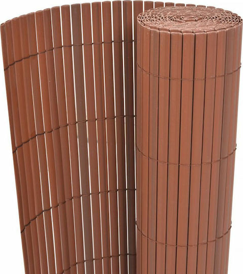 vidaXL Καλαμωτή Πλαστική με Ολόκληρο Καλάμι 1.5x5m