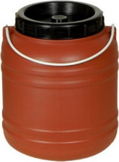 Miltoplast Plastic Barrel 12 Liters 0911-12 Plastic Container 12lt with Wire Handle 0911-12