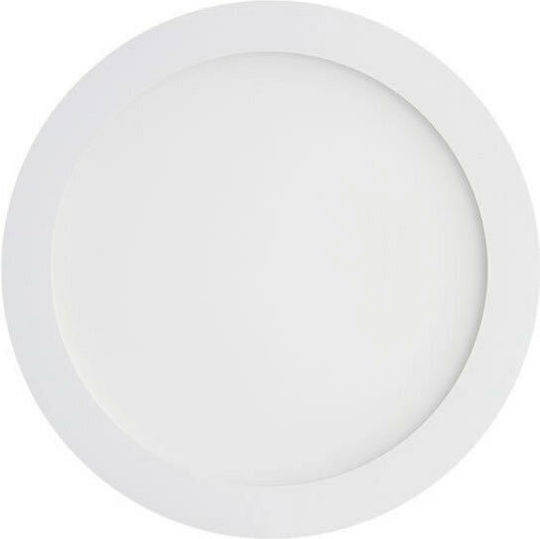 Atman Στρογγυλό Χωνευτό LED Panel 35W με Φυσικό Λευκό Φως 4000K 23εκ.