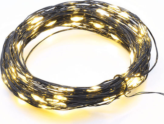 100 Lights LED 13m. Warm White in String 1pcs
