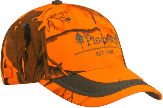 Pinewood Anniversary Καπέλο Κυνηγιού Jockey Παραλλαγής Πορτοκαλί Camo