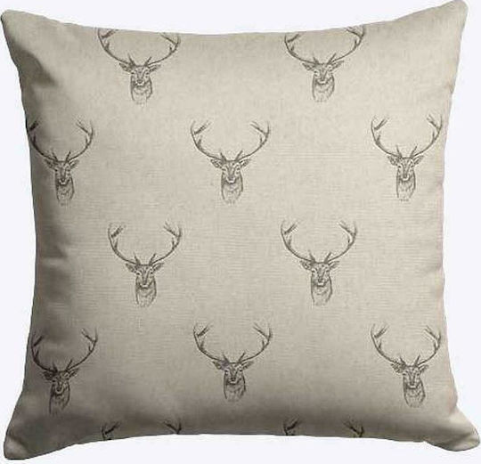 Eurolamp Christmas Decorative Pillow Square White 40x40cm 2pcs