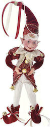 Iliadis Weihnachtsfigur Stoff Elf Rot 40cm