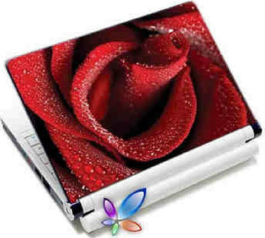 Lamtech Red Rose autocolant pentru Laptop 12.4" Roșu