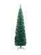 Χριστουγεννιάτικο Δέντρο Πράσινο Slim 180εκ με Μεταλλική Βάση