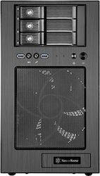 Silverstone CS330 Micro Tower Computer Case Black