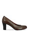Leder Pumps Braun