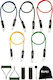 ELN Gymtube Resistance Bands with Handles Set 5pcs Multicolour