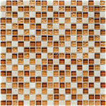 Karag D23 Kitchen Wall / Bathroom Gloss Glass Tile 30.5x30.5cm Multicolour