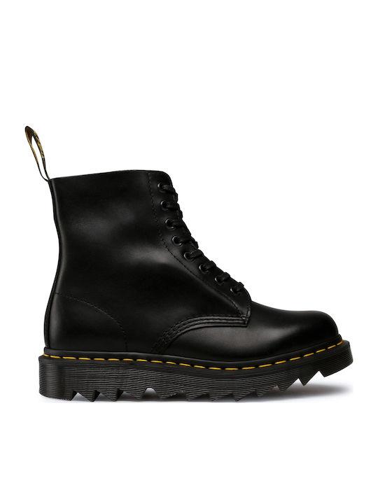 1460 Pascal Ziggy Leather Combat Boots Waterproof Black