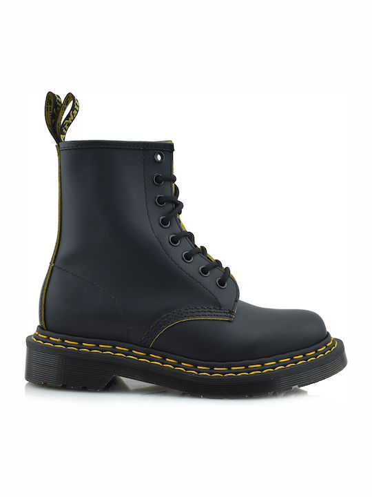 1460 DS Leather Black Boots