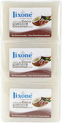 Lixone Cosmetica Săpun Natural de Cocos 100% 3x125gr