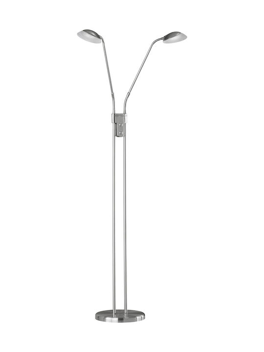 Fischer Honsel Pool TW LED Floor Lamp H160xW45cm. Silver