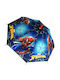 Chanos Kids Curved Handle Auto-Open Umbrella Spiderman with Diameter 92cm Blue