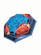 Chanos Kids Curved Handle Umbrella Cars Blue