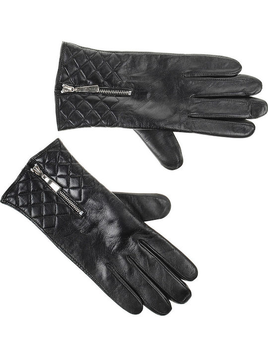 Guy Laroche 98865 Μαύρα Γυναικεία Δερμάτινα Γάντια