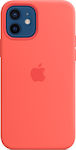 Apple Silicone Case with MagSafe Back Cover Pink Citrus (iPhone 12 / 12 Pro)