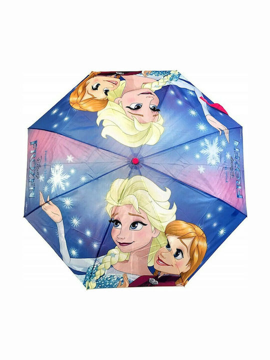 Chanos Детска чадър Сгъваеми Frozen Син с диаметър 50см.