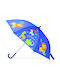 Penny Scallan Kinder Regenschirm Gebogener Handgriff Ομπρέλα Wild Thing Blau mit Durchmesser 80cm.